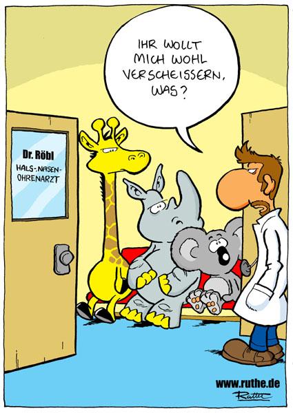 Neulich, beim HNO-Arzt